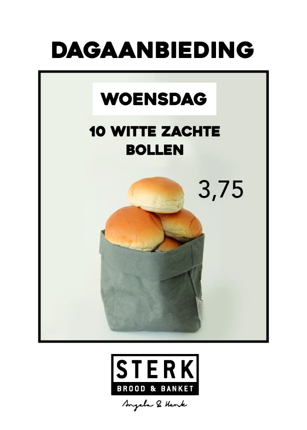 Brood & Banketbakkerij Sterk Nieuwegein - Dagaanbieding - Woensdag